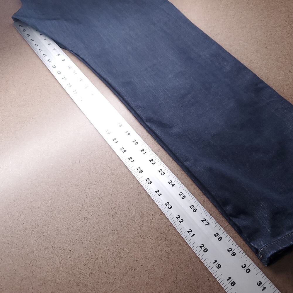 Mavi Zach Straight Leg Jeans Men Size 38x32 Dark Blue Stretch Denim - Picture 6 of 12